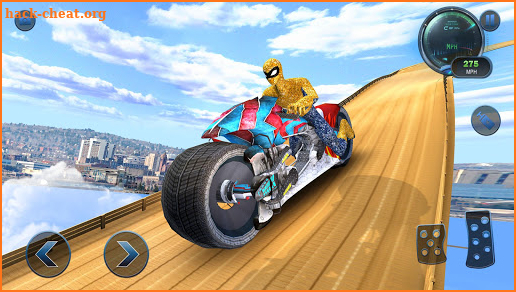 Moto Spider Vertical Ramp: Jump Bike Ramp Games screenshot