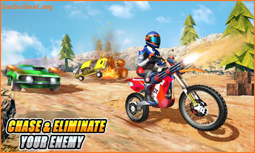 Motocross Dirt Bike Racing Sim:Bike shooting Games screenshot