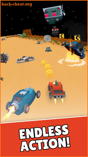 Motor Royale: Intergalactic car shooter! screenshot