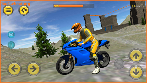 Motorbike Medieval Drive 3D screenshot