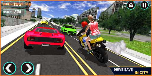 MotorBike Taxi Simulator -Tourist Bike Driver 2019 screenshot