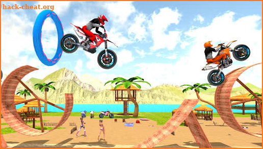 Motorcycle Bike Jump Race screenshot