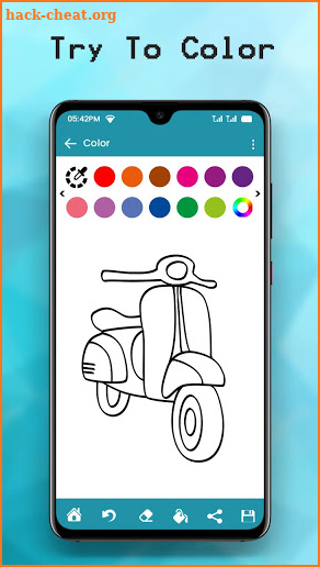 Motorcycle Coloring Pages screenshot