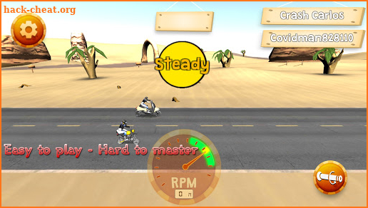 Motorcycle drag racing edition screenshot