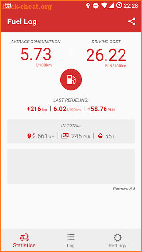 Motorcycle Fuel Log - Mileage tracker screenshot