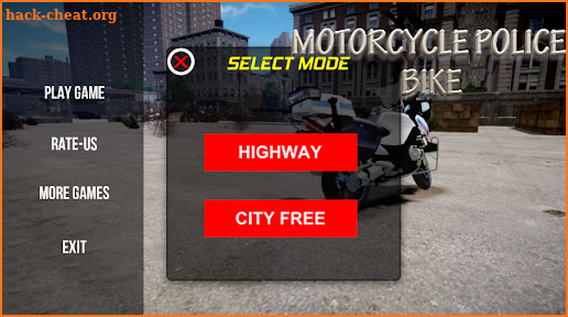 Motorcycle Police Bike screenshot