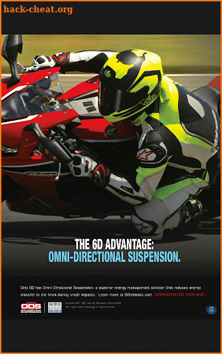 Motorcyclist Magazine screenshot