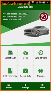 MotorData OBD Car Diagnostics. ELM327 OBD2 scanner screenshot