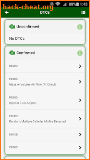 MotorData OBD Car Diagnostics. ELM327 OBD2 scanner screenshot