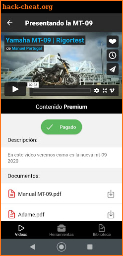 Motores a 4 Tiempos screenshot