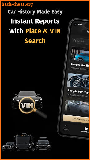 MotorIQ for VIN & Number plate screenshot