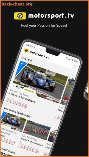 Motorsport.tv screenshot