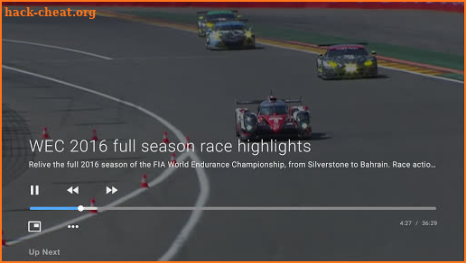 Motorsport.tv for Android TV screenshot