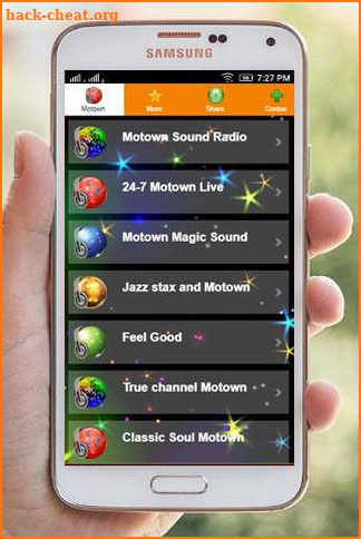 Motown Music Radio Stations screenshot