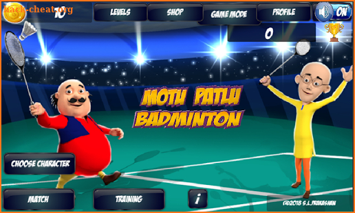 Motu Patlu Badminton screenshot