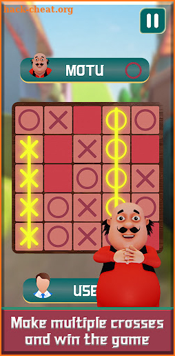 Motu Patlu Tic Tac Toe screenshot