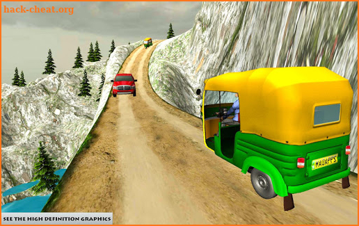 Mountain Auto Tuk Tuk Rickshaw : New Games 2021 screenshot