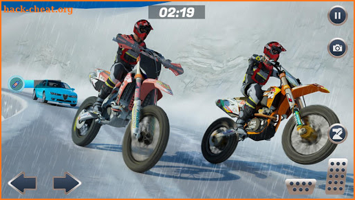 Mountain Bike Snow Moto Racing screenshot