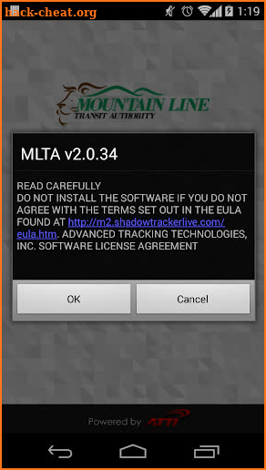 Mountain Line Bus Finder v2 screenshot