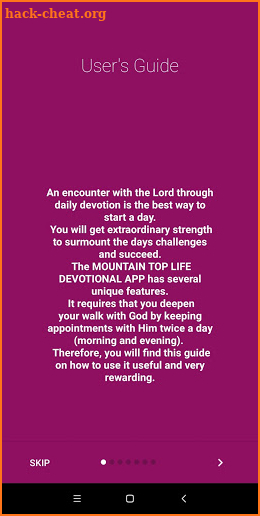 Mountain Top Life Daily Devotional 2020 screenshot