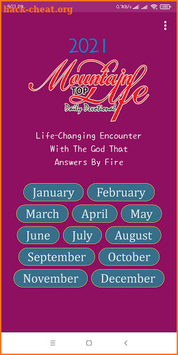 Mountain Top Life Daily Devotional 2021 screenshot