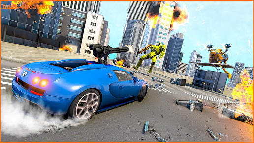 Mouse Robot Car Transform: War Robot Games screenshot