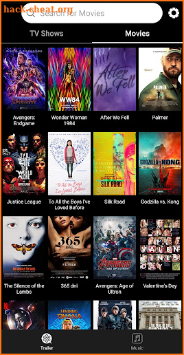 movcy: movies list & trailer screenshot