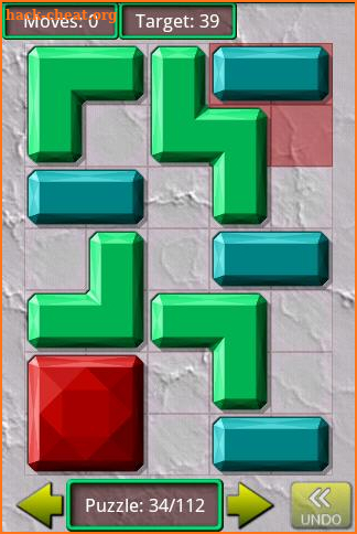 Move it!  Block Sliding Puzzle screenshot