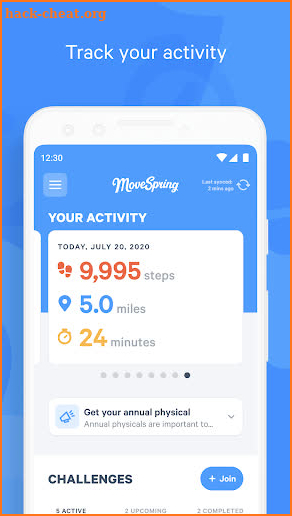 MoveSpring screenshot