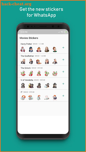 Movie Stickers screenshot