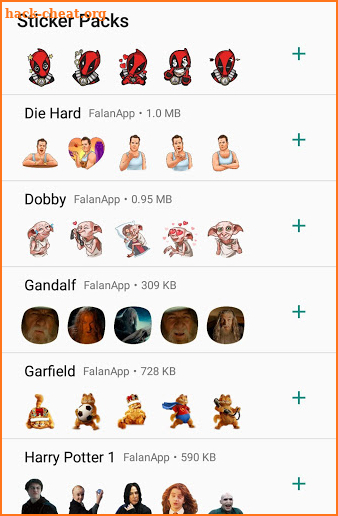 Movie Stickers for Whatsapp - WAStickerApps screenshot