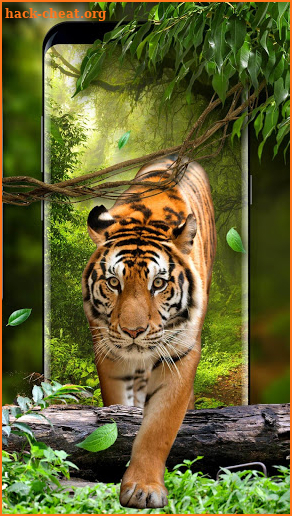 Moving Tiger Live Wallpaper screenshot