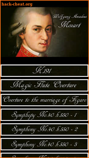 Mozart Symphony screenshot