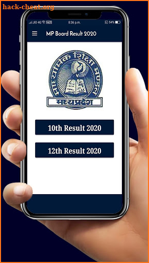 Mp Board Result 2020,10th & 12th Board Result 2020 screenshot