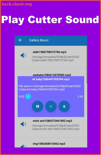 MP3 Cutter and Audio Cutter screenshot