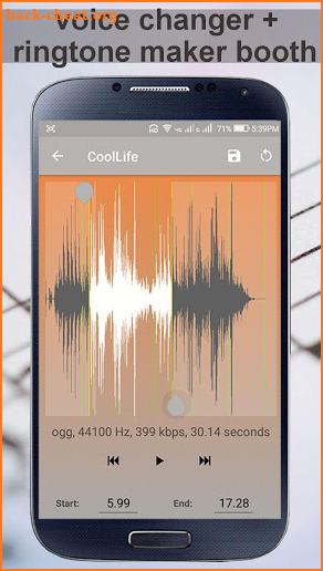 Mp3 Cutter with Ringtone Maker screenshot