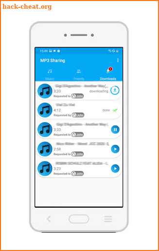 MP3 Download - Share Music with your Friends screenshot