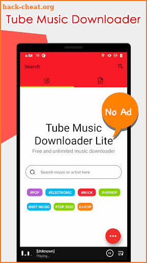 Mp3 music download free-Tube Music Downloader Lite screenshot