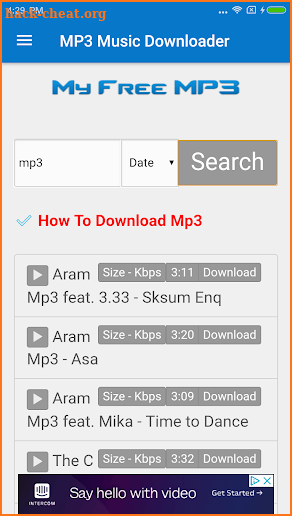 MP3 Music Downloader & Free MP3 screenshot