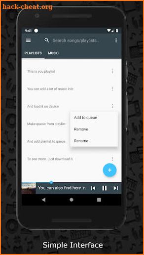 Mp3 Music Downloader Player & Download on SD screenshot