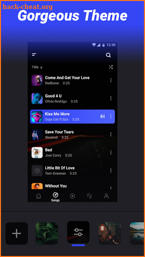 mp3, music player screenshot