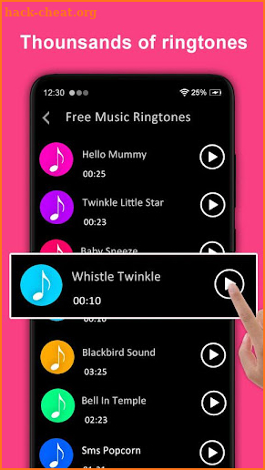 MP3 Music Ringtones Downloader screenshot