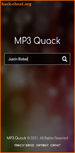 MP3 Quack - MP3 Quack Music Search screenshot