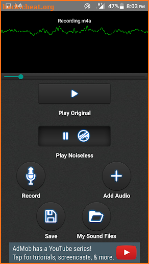 Mp3, WAV Noise Reducer~ Noise Free Audio Converter screenshot