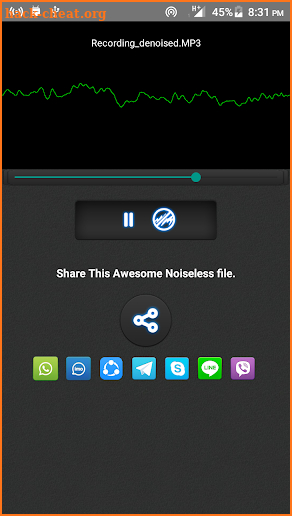 Mp3, WAV Noise Reducer~ Noise Free Audio Converter screenshot