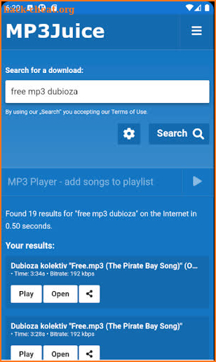 MP3Juice - Free MP3 Search & Player screenshot