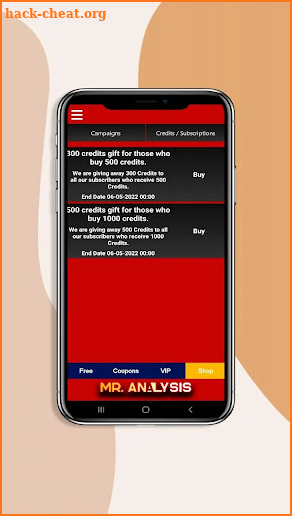 Mr Analysis screenshot