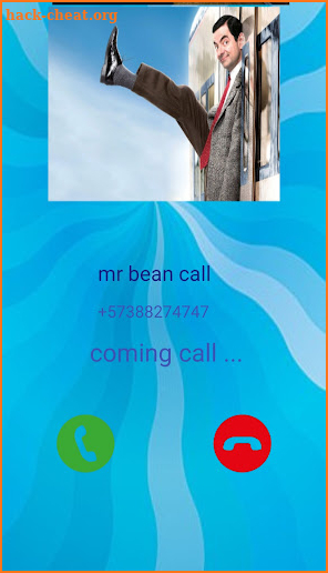 Mr bean call screenshot