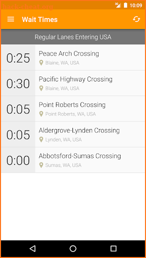 Mr. Border - Border Wait Times screenshot