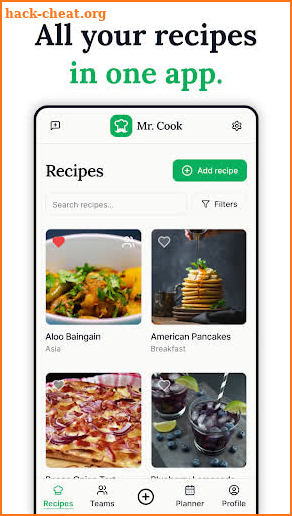 Mr. Cook - Recipe Manager screenshot